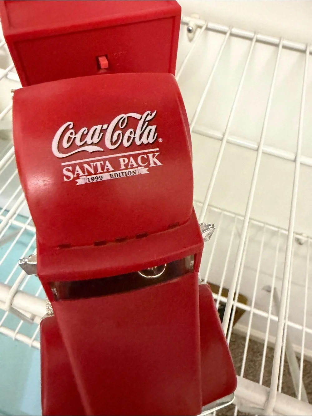 Coca Cola bright red